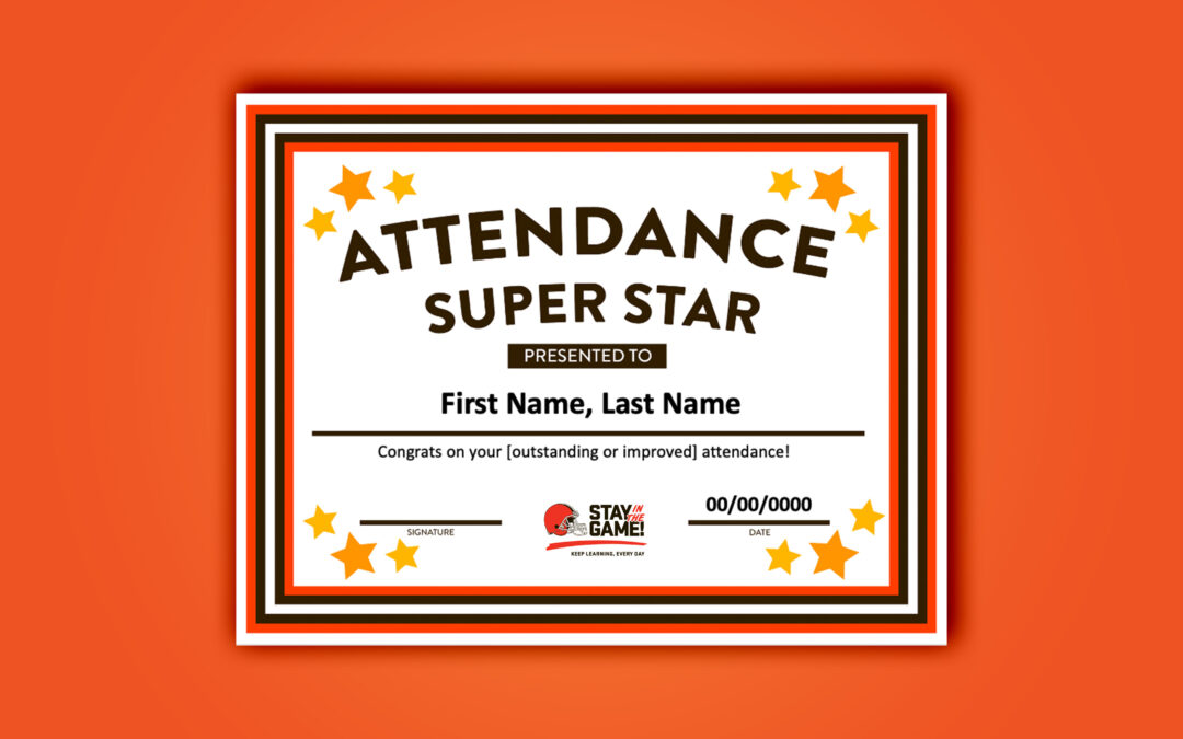 Cleveland Browns – Attendance Awards