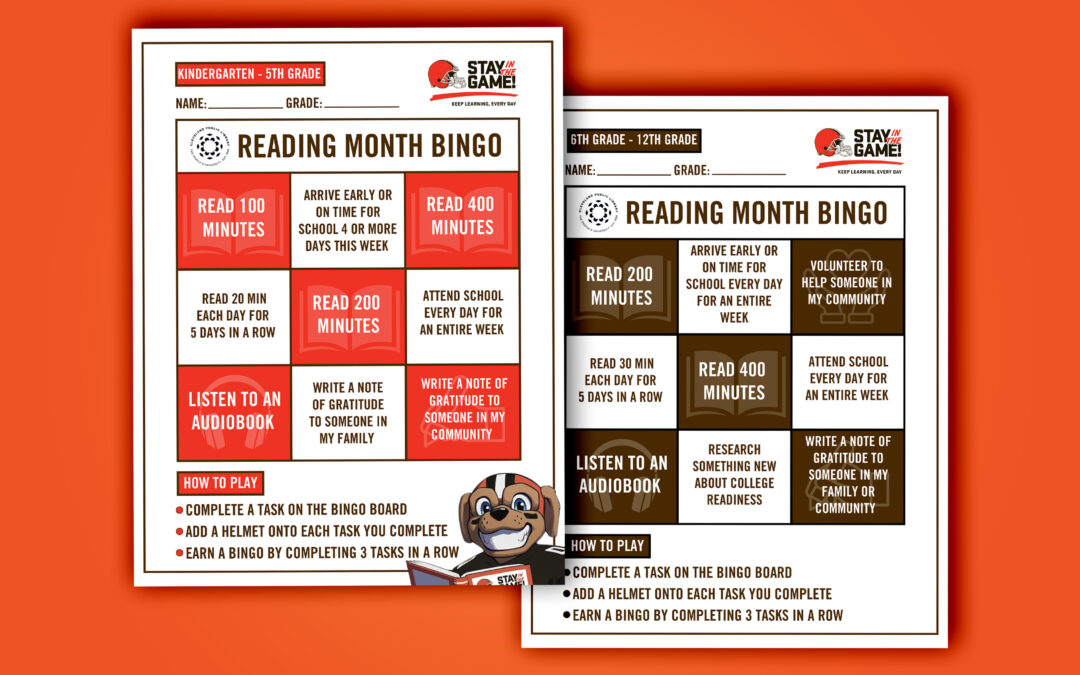 Reading x Attendance Bingo Challenge